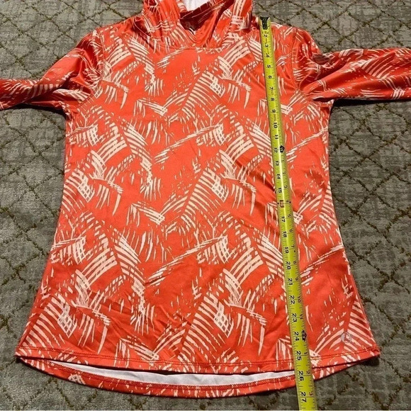 The American Outdoorsman For Women Rash Guard Orange Medium UPF 40 - Picture 9 of 9